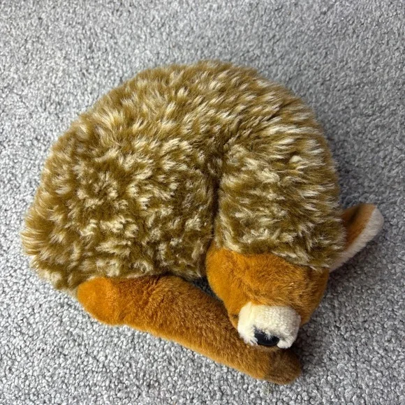 Steiff lorli Fawn laying down spotted deer Brown ear tag 1831/20 vtg curled up